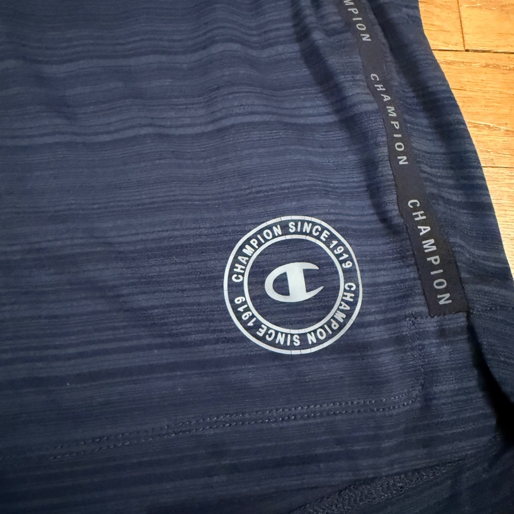 Champion Men’s Medium Blue Shorts Lightly Used - Picture 2 of 5